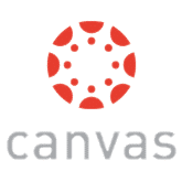 Canvas logo with red circle